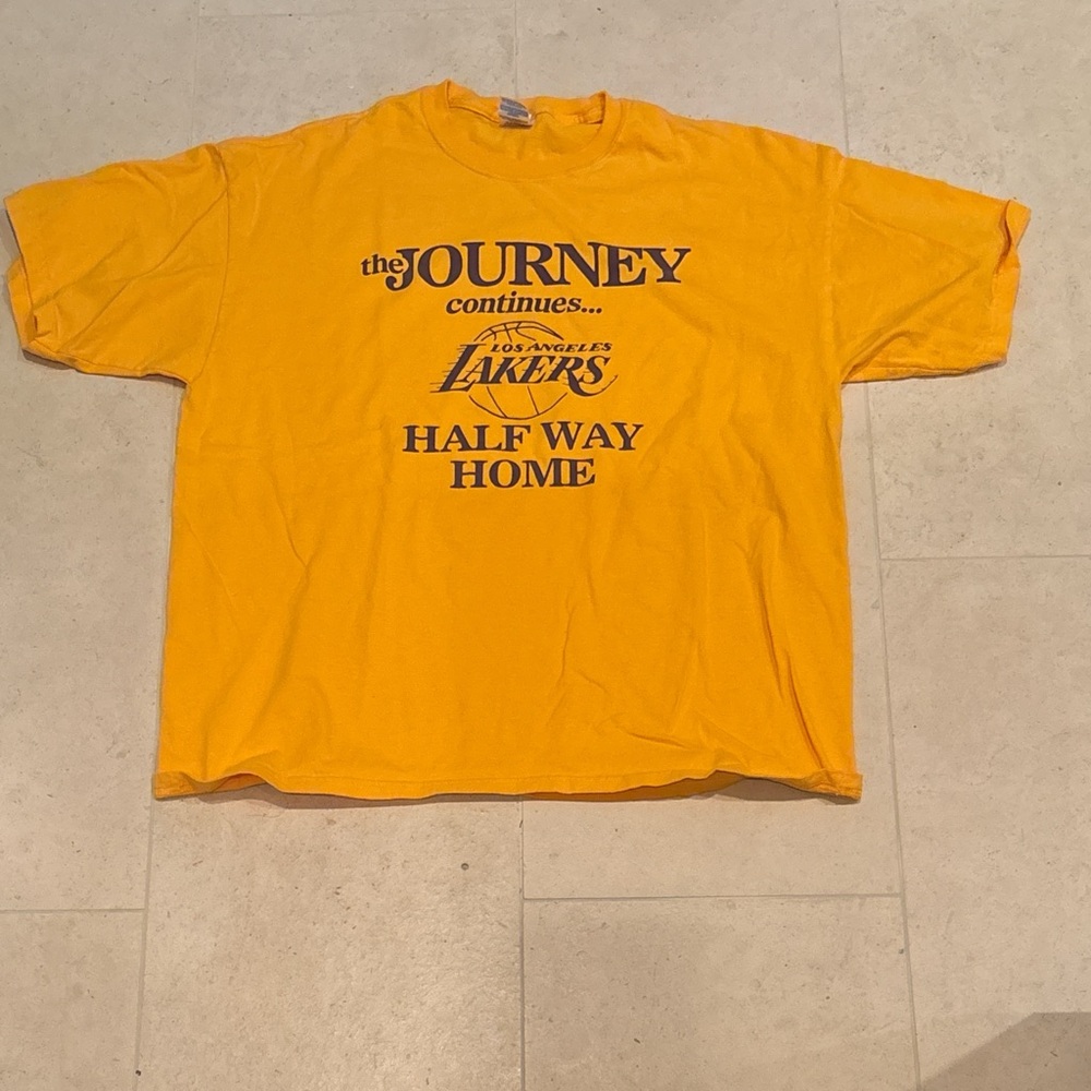Lakers 2008 NBA championships opening game tshirt